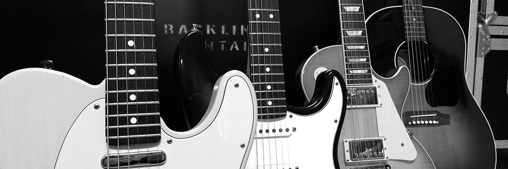 Vuokraa kitara. Fender, Gibson